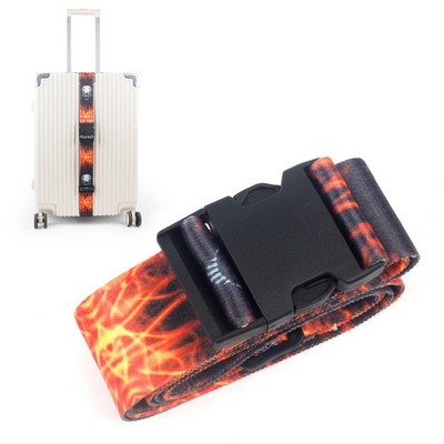 2" x 71" Adjustable Dye Sublimation Polyester Luggage Strap MOQ 100PCS