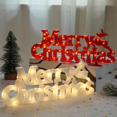 Decorative LED Holiday Letter Light Display