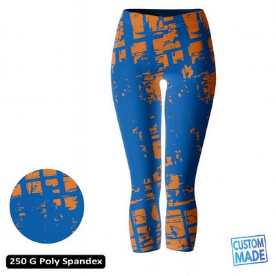 Women's Yoga Capri Pants Premium Quality Sublimation-250G