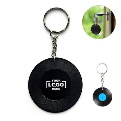 Mini Record Coaster Keychain