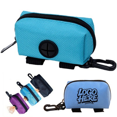 Pet Dog Poop Bag Dispenser With Carrier
