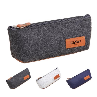 Eco-Friendly Felt Pencil Storage Pouch