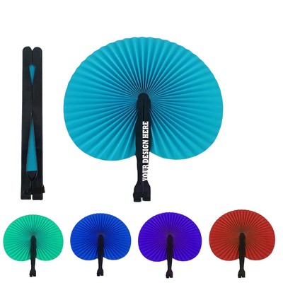 Folding Fan Round Paper Fans