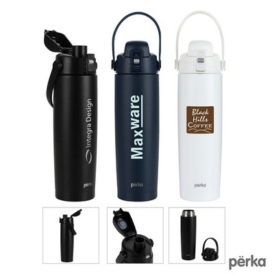 Perka Lenker 20 oz. Double Wall, Recycled Stainless Steel Water Bottle