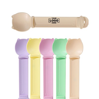 Squeezable Cat Treat Feeding Spoon