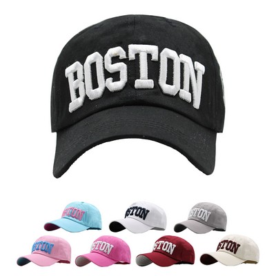 3D Puff Embroidery Cap 100% Cotton