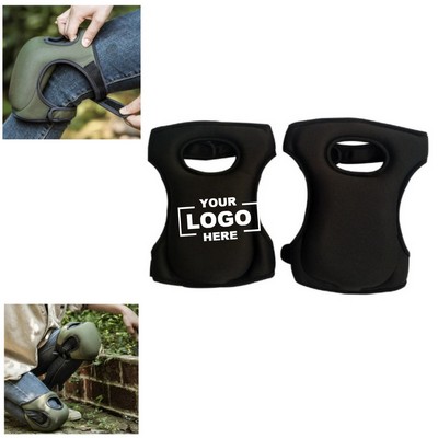 Male and female adult gardening knee pads