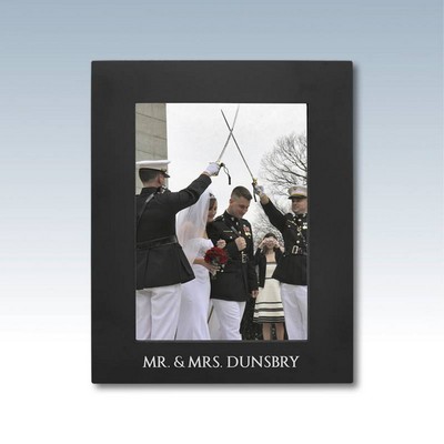 Black Anodized Aluminum 5"x 7" Photo Frame