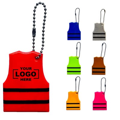 Safety Vest Nighttime Keychains