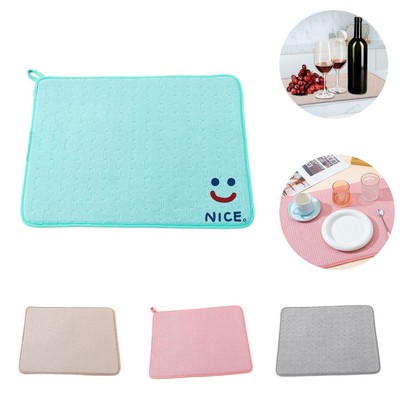 Absorbent Microfiber Kitchen Counter Mat