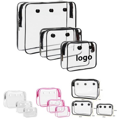 Clear Waterproof Beach Tote Bag Set