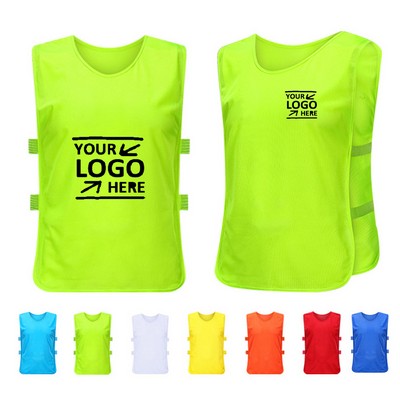 Custom Football Training Team-Building Activities Mesh Sports Vest