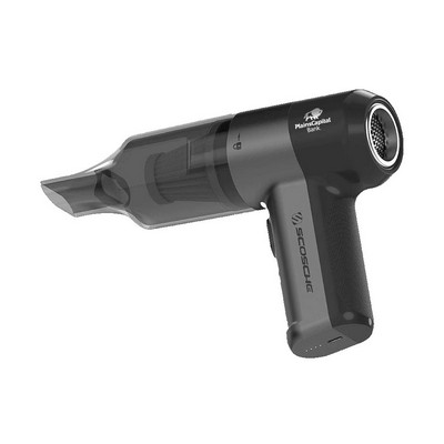 Scosche 4-in-1 High Power Mini Vacuum and Duster with 8 Accessories