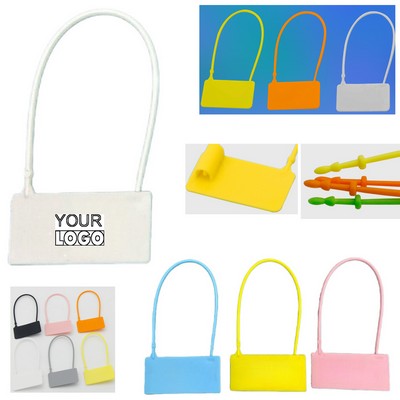 Self-Locking Disposable Key Tag for Easy Access