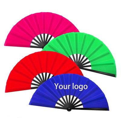 Folding Fabric Hand Fan