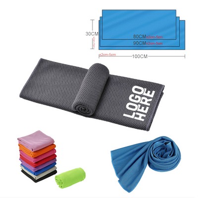39 3/8" L x 11 3/4" W Soft Breathable Cooling Towel