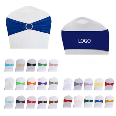 Elastic Decorative Party Chair Cover Straps