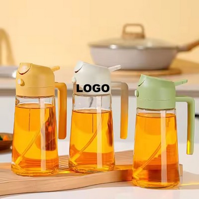 450ml Multifunctional Spray Glass Oil Bottle