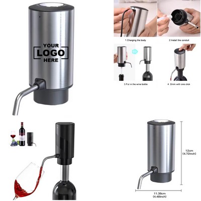 Rechargeable Wine Aerator with Type-C Charging