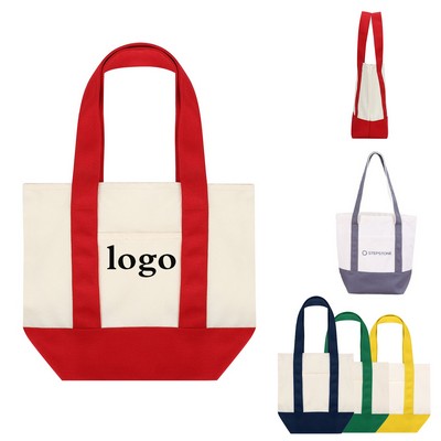 12 oz Mini Poly-Cotton Canvas Tote