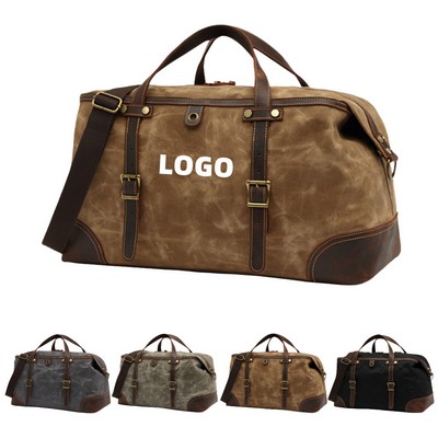 Waterproof Canvas Travel Duffel Bag