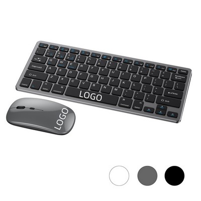 Three Modes Portable Mini Wireless Keyboard And Mouse Combo Set