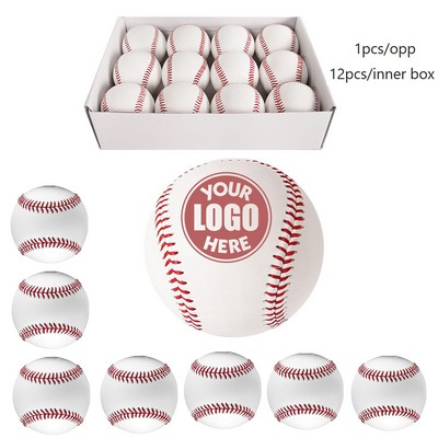 9" Rubber Softball Hardwood Baseball
