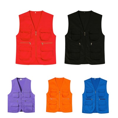 Multi-Pocket Work Clothes