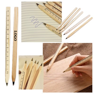 Eco Friendly wooden ruler pen