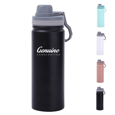 18 oz Stainless Steel Vacuum Insulated Sport Bottle