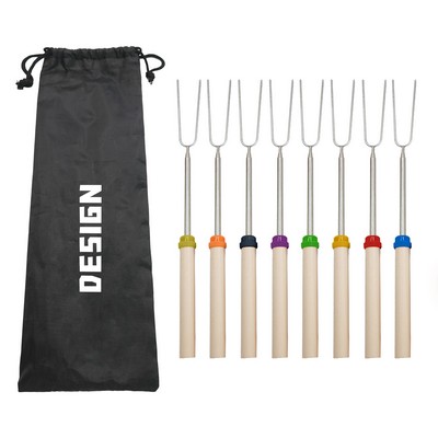 Extendable Stainless Steel Barbecue Fork