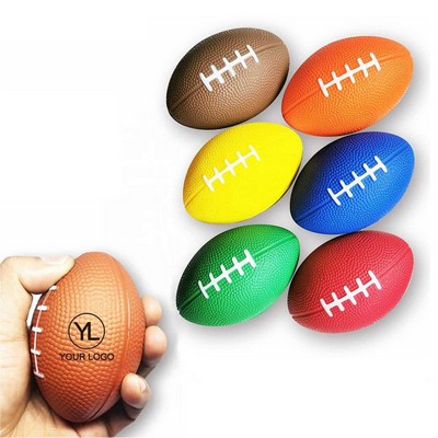 Football-Shaped Stress Reliever for Promotions