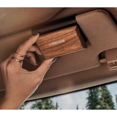 Car Sun Visor Wooden Clip Air Freshener