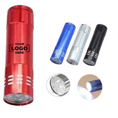 Ultra-Bright Metal LED Flashlight with Carry Strap