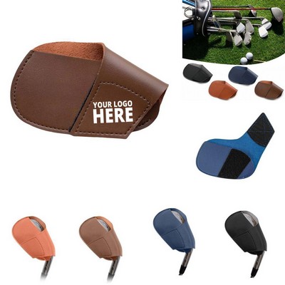 Leather Golf Clubs Head Cover