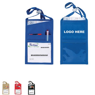 Double Window Badge Pouch