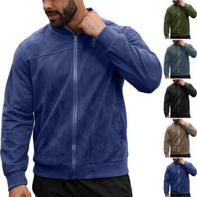 Men's Suede Softshell Jackets