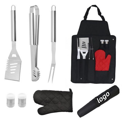 Multi-Pocket BBQ Apron Set