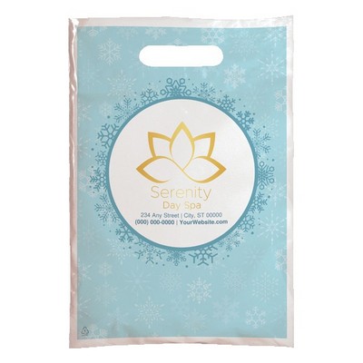 Christmas Scatter Design 2 Plastic Bag (12" x 15")