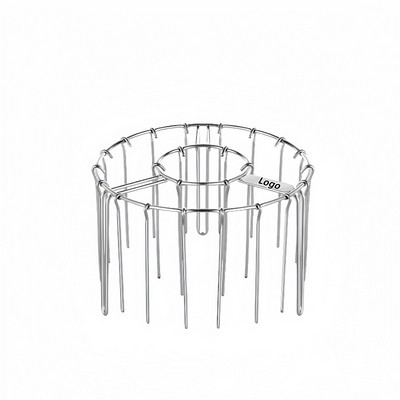 Stainless Steel Vertical Air Fry Grill Rack for Home Ovens