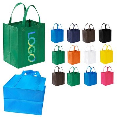 Custom Large Nonwoven Grocery Shopping Tote Bag