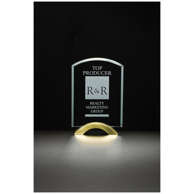Summit Arch Glass Award, 7.75"H