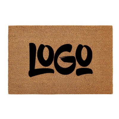 Natural coconut floor mat