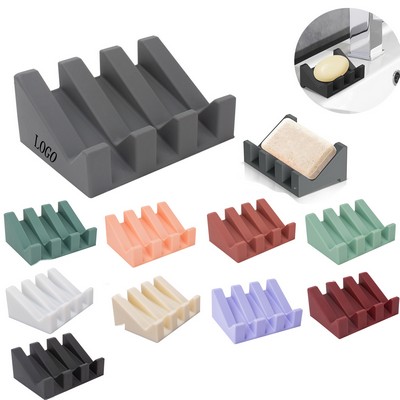 Silicone Self Draining Soap Dish