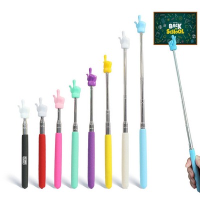 Telescopic Stainless Steel Finger Pointer Stick
