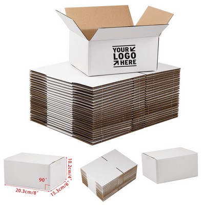 Professional Easy to Assemble 8x6x4" Corrugated Cardboard Shipping Shipping Mailing Box