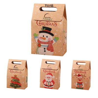 Christmas Kraft Paper Candy Box