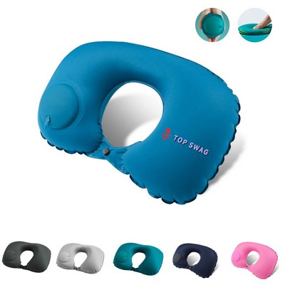 U-Shape Inflatable Travel Pillow