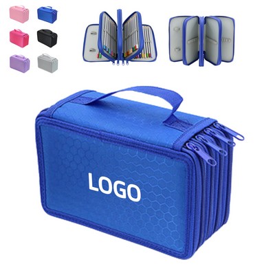 Four-Layer 72-Hole Pencil Pouch