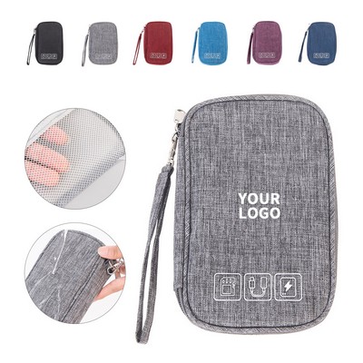 Oxford Fabric Electronic Organizer Case Seven Point Four Eight Inches Length Four Point Seven Two In